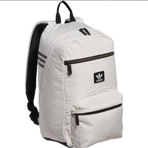 Adidas Beige Backpack with Black Accents